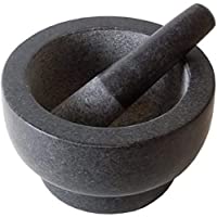 Los mejores  - Jamie Oliver Mortero y mortero de granito para triturar- moler y romper- 20 cm